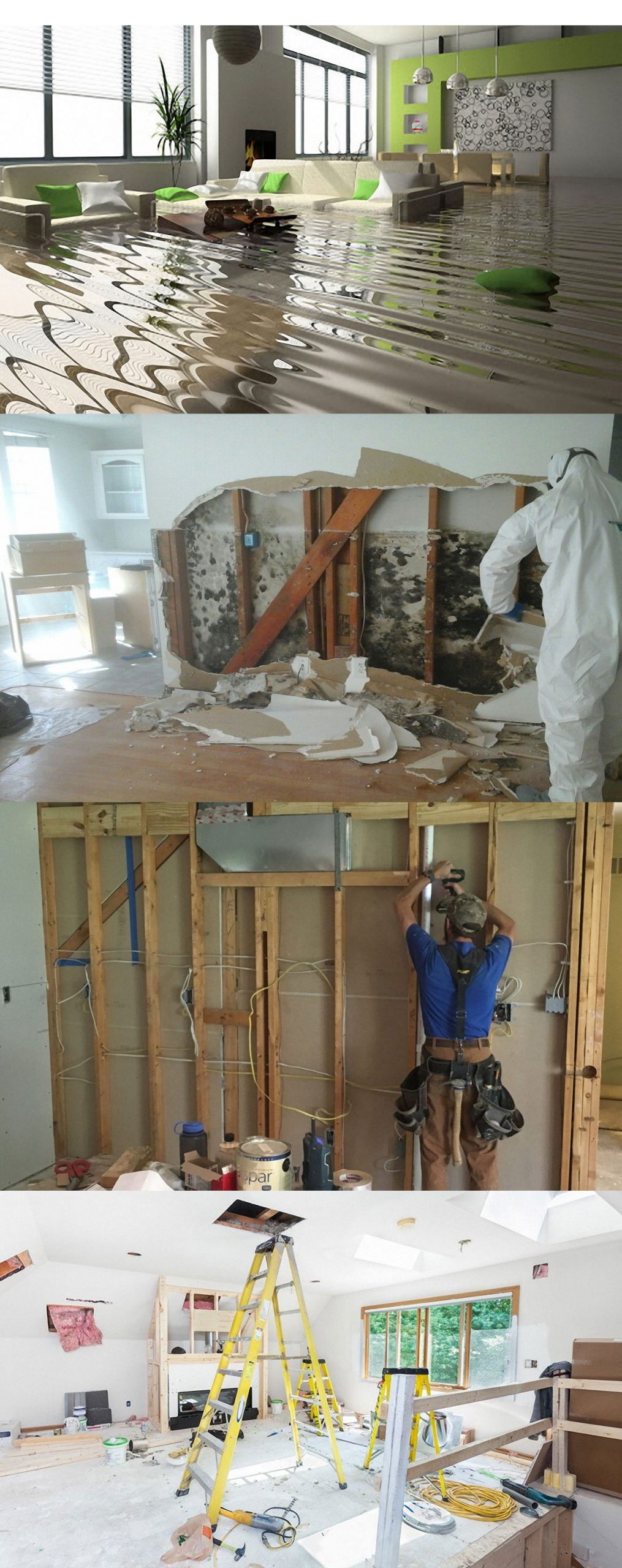 castino remodel rebuild water mold restoration